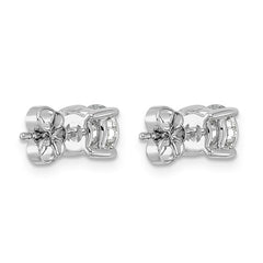 14K White Gold 1.5 Carat Lab Grown Diamond Studs