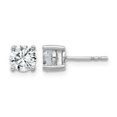 14K White Gold 1.5 Carat Lab Grown Diamond Studs