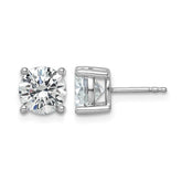 14K White Gold 3 Carat Lab Grown Diamond Studs