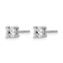 14K White Gold 3/4 Carat Lab Grown Diamond Studs