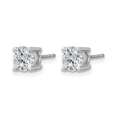 14K White Gold 1.5 Carat Lab Grown Diamond Studs