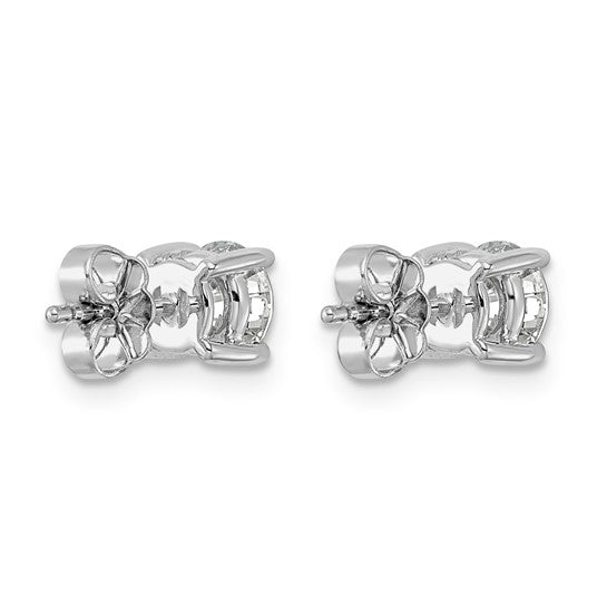 14K White Gold 1.5 Carat Lab Grown Diamond Studs