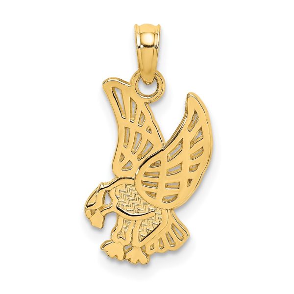 10k Eagle Charm