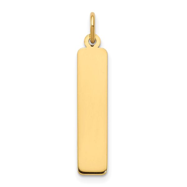 10K Medium Vertical Blank Bar Charm