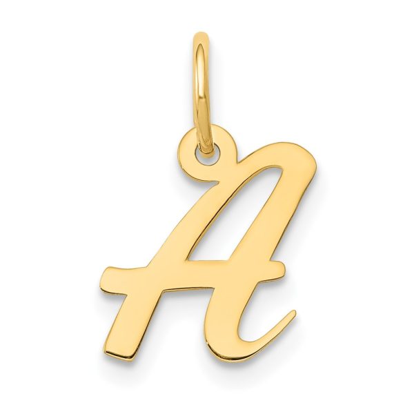 10k Small Script Initial A Charm