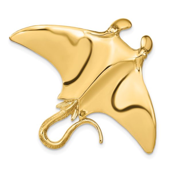 14k Manta Ray Slide