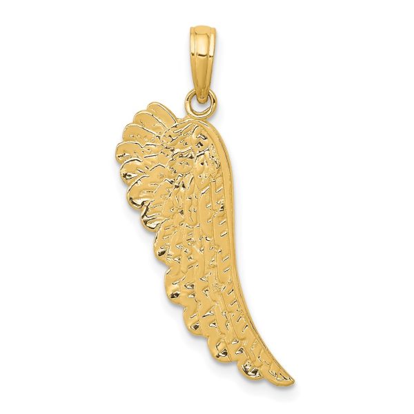 14K Angel Wing Pendant