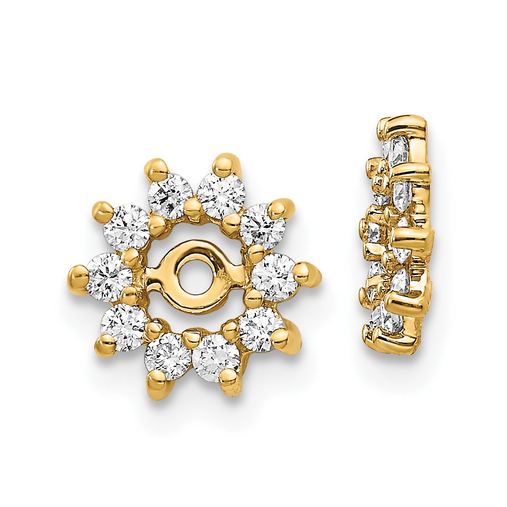 10k AA Diamond Earring Jacket