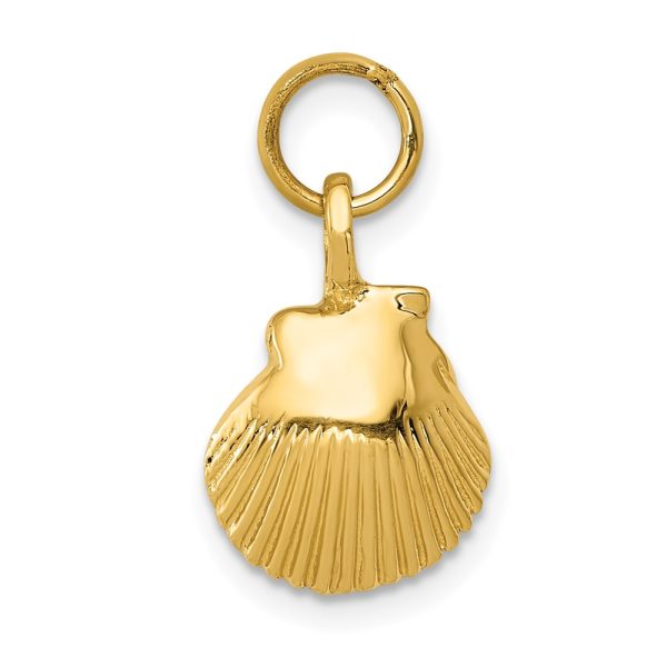 14k Seashell Pendant