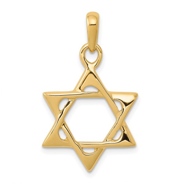 14k Star of David Pendant