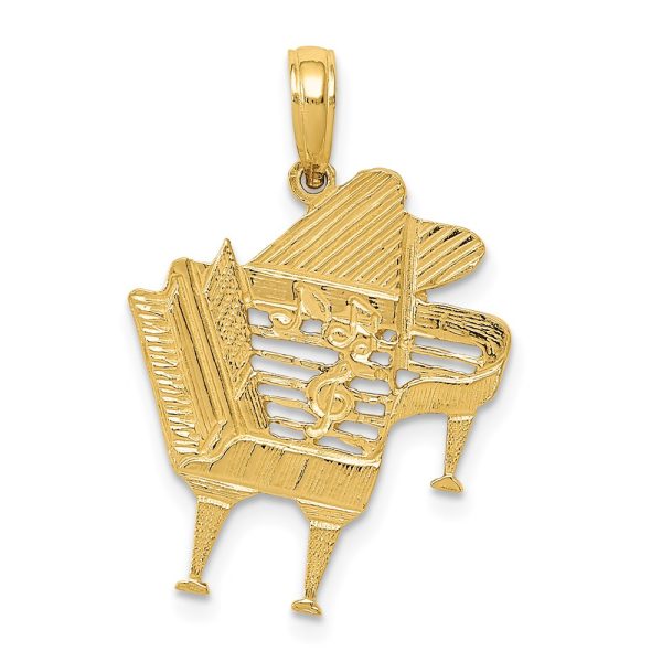 14k Piano Pendant