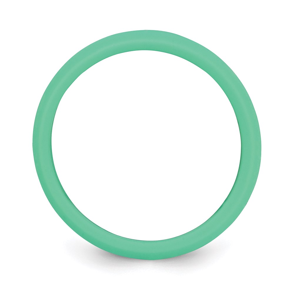 Silicone Mint Green Domed Band