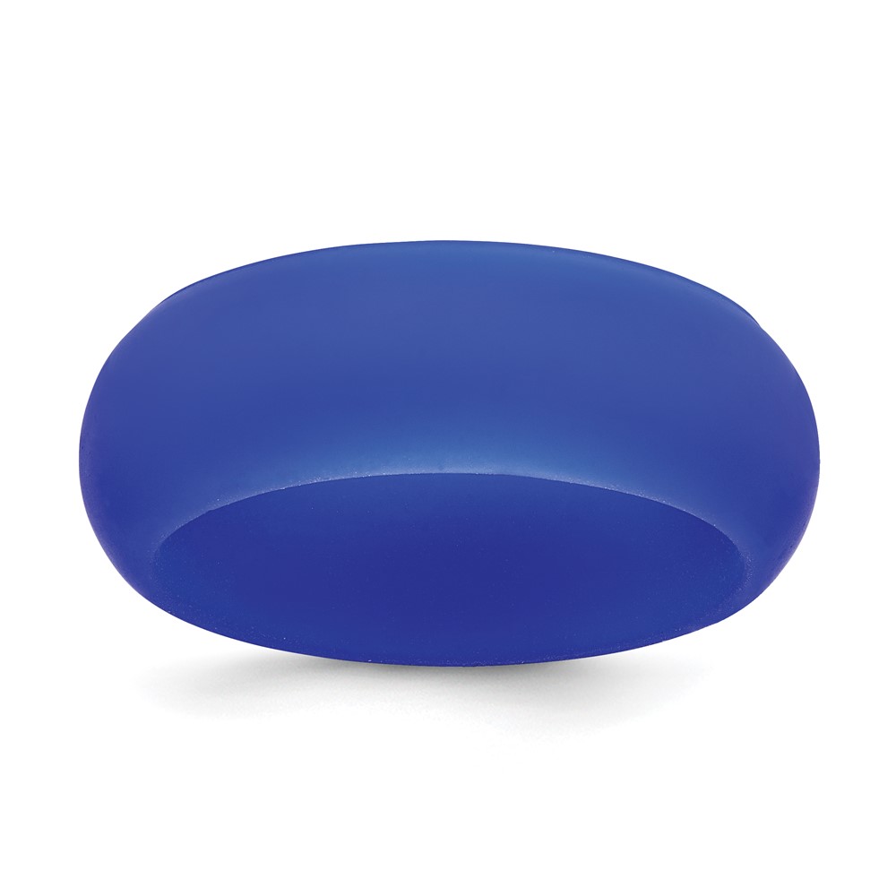 Silicone Blue Domed Band