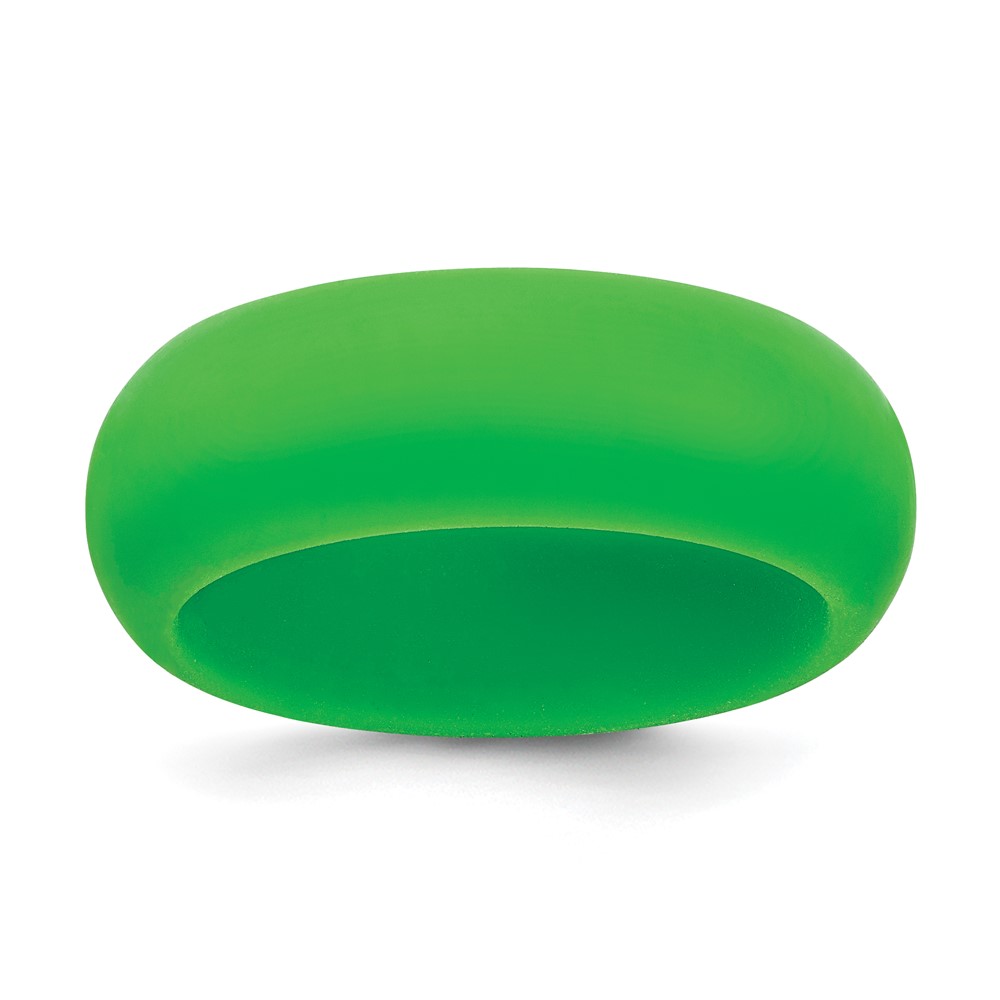 Silicone Green Domed Band