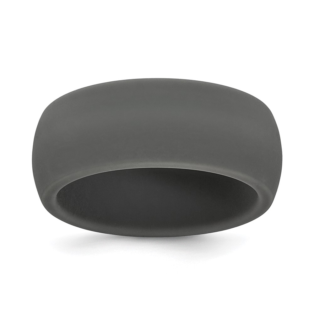 Silicone Dark Grey Domed Band