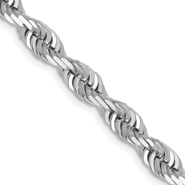 Diamond-cut Quadruple Rope Lobster Clasp Chain