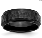 Black Stainless Steel Ring