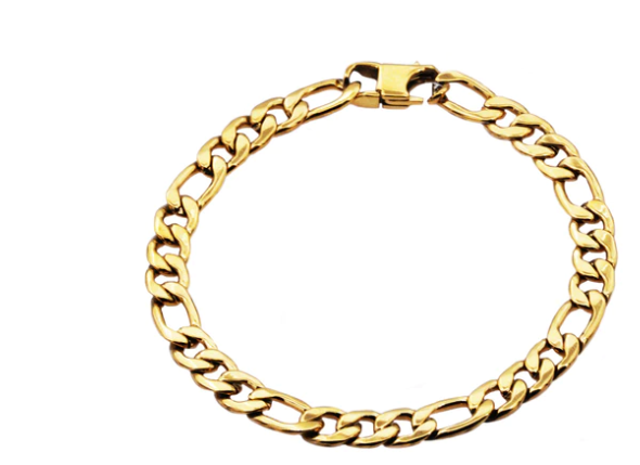 Gold Plated Stainless Steel Bracelet