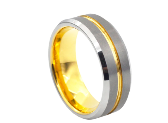 Two-Tone Stainless Ring